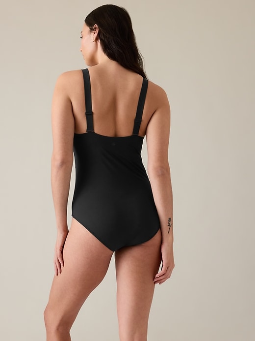 ATHLETA Pura Swim Dress Women's Size 38D/DD Adjustable Straps