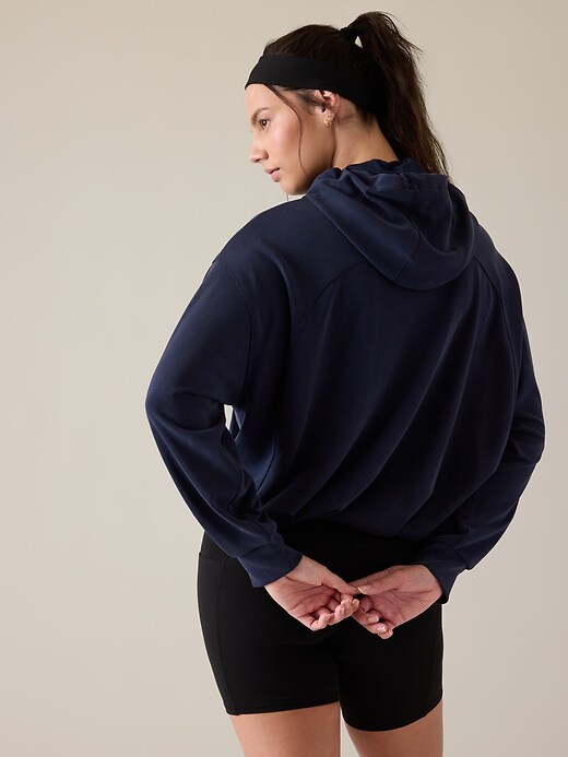 Seasoft Bubble Hem Hoodie