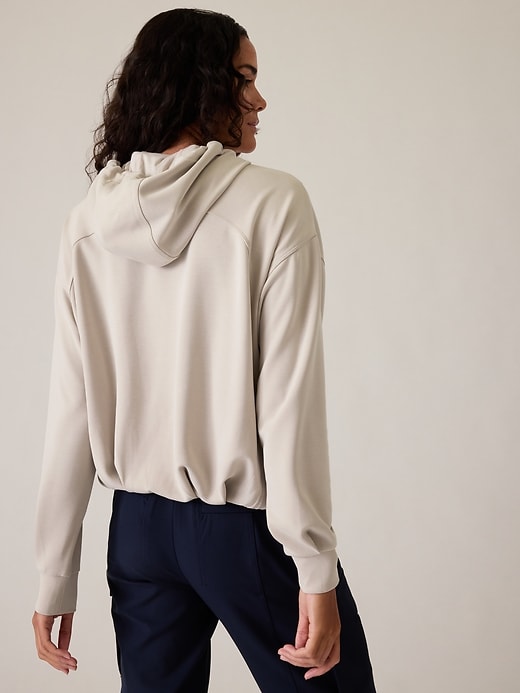 Seasoft Bubble Hem Hoodie