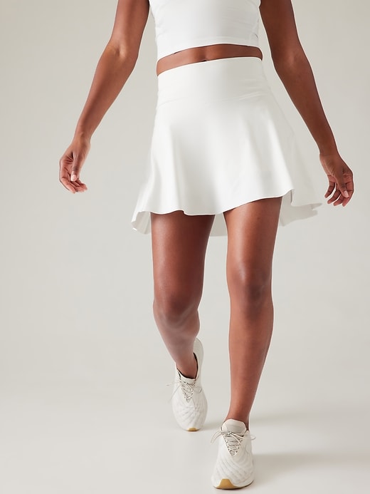 L'image numéro 1 présente Jupe-short de tennis de 39,5 cm à taille haute Ace