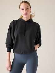 THE GYM PEOPLE Women's Hoodies Half Zip Long Sleeve Fleece Crop Pullover  Sweatshirts with Pockets Thumb Hole - ShopStyle