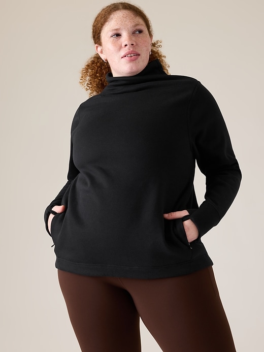 Image number 8 showing, Cozy Karma Twist Neck Sweatshirt