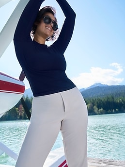 Fashion Look Featuring Athleta Pants and Athleta Plus Size Tops by  themomedit - ShopStyle