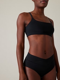 T4-High rise bikini bottom - Black - The Loop Kincardine