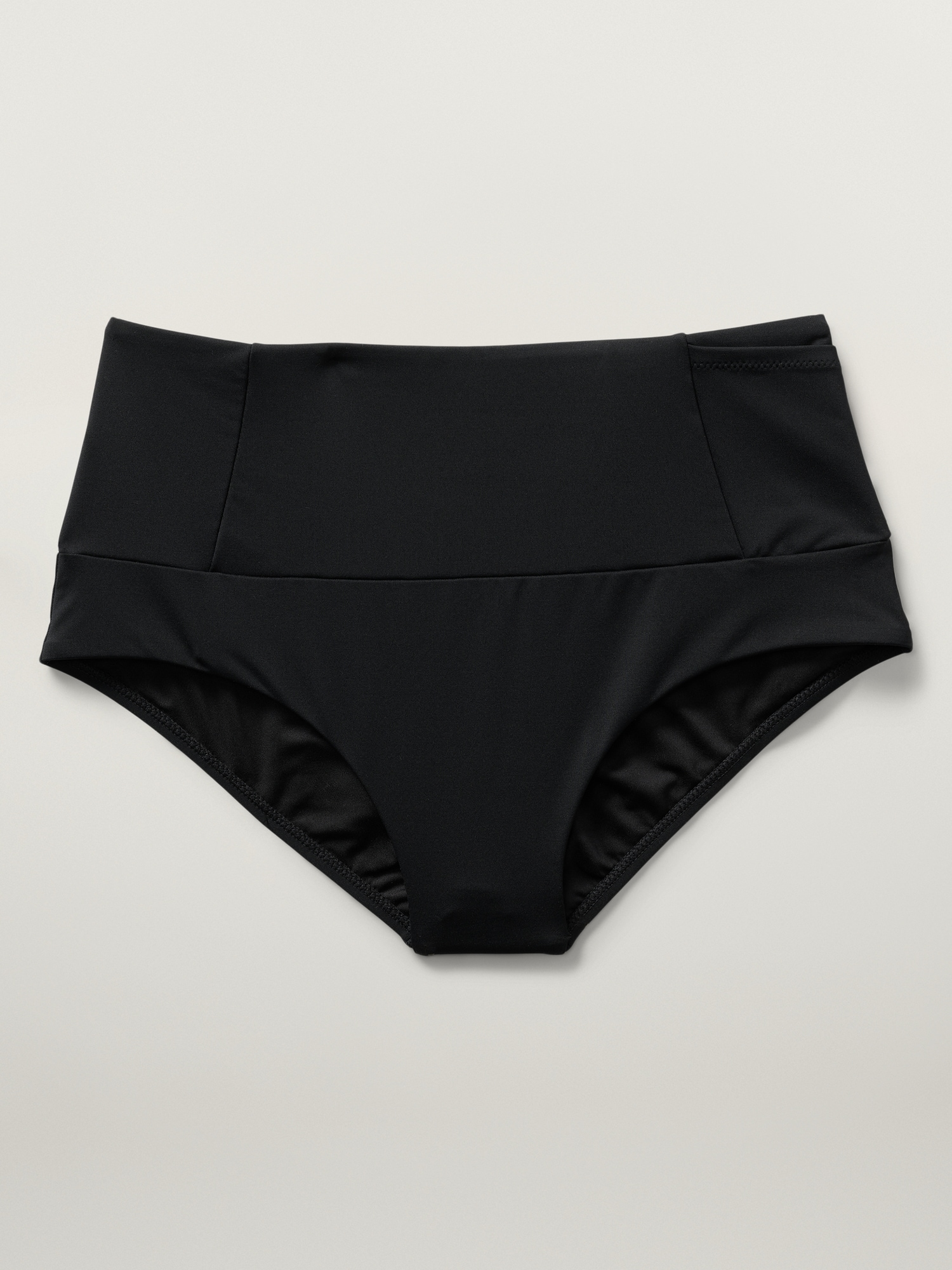 Ultra High Waist Bikini Bottom - Black