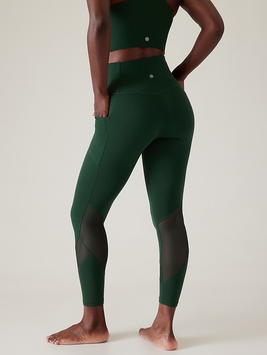 Image number 5 showing, Salutation Stash High Rise Mesh 7/8 Legging