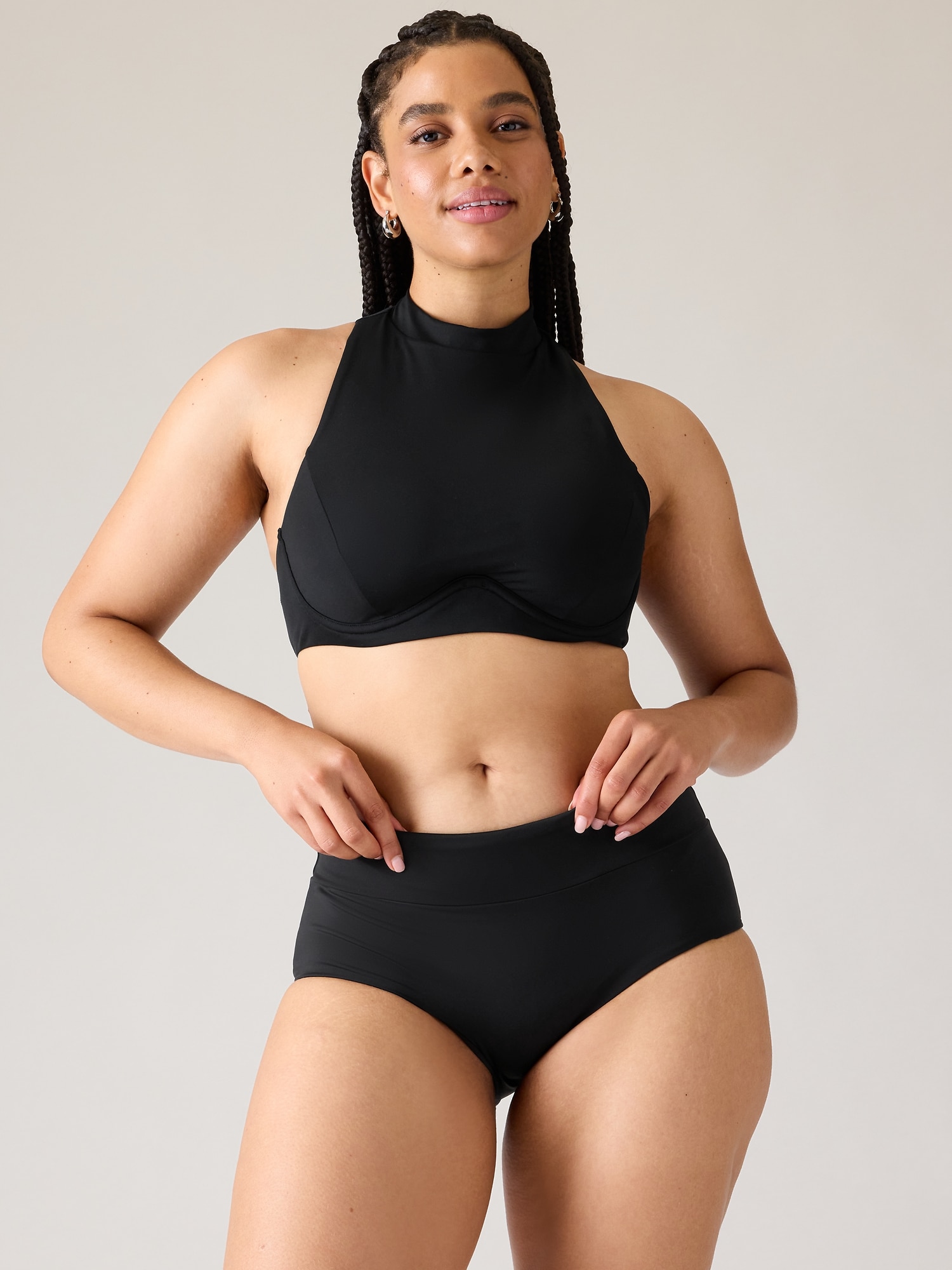 BE Active Lagos Cropped Top and High Waist Shorts, Black - Bras, Shapewear,  Activewear, Lingerie, Swimwear Online Shopping