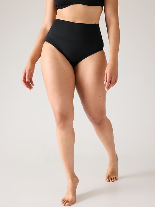 Image number 7 showing, Ultra High Waist Pocket Swim Bottom