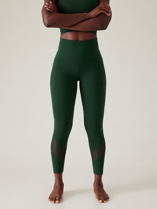 Image number 2 showing, Salutation Stash High Rise Mesh 7/8 Legging