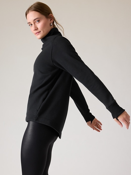 Image number 5 showing, Cozy Karma Twist Neck Sweatshirt