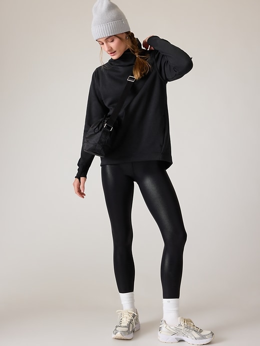 Image number 7 showing, Cozy Karma Twist Neck Sweatshirt