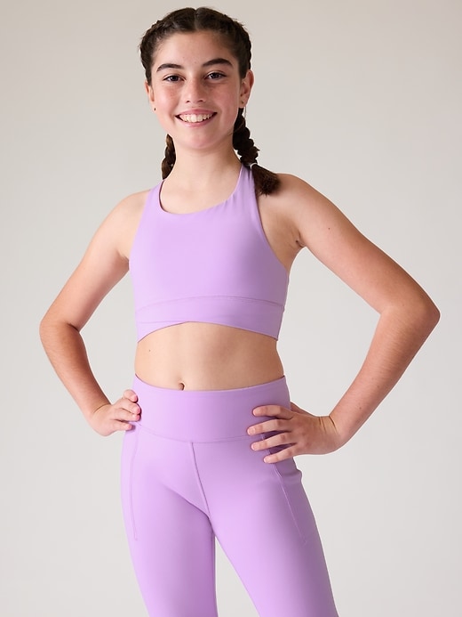 Image number 1 showing, Athleta Girl Transcend Crossover Bra