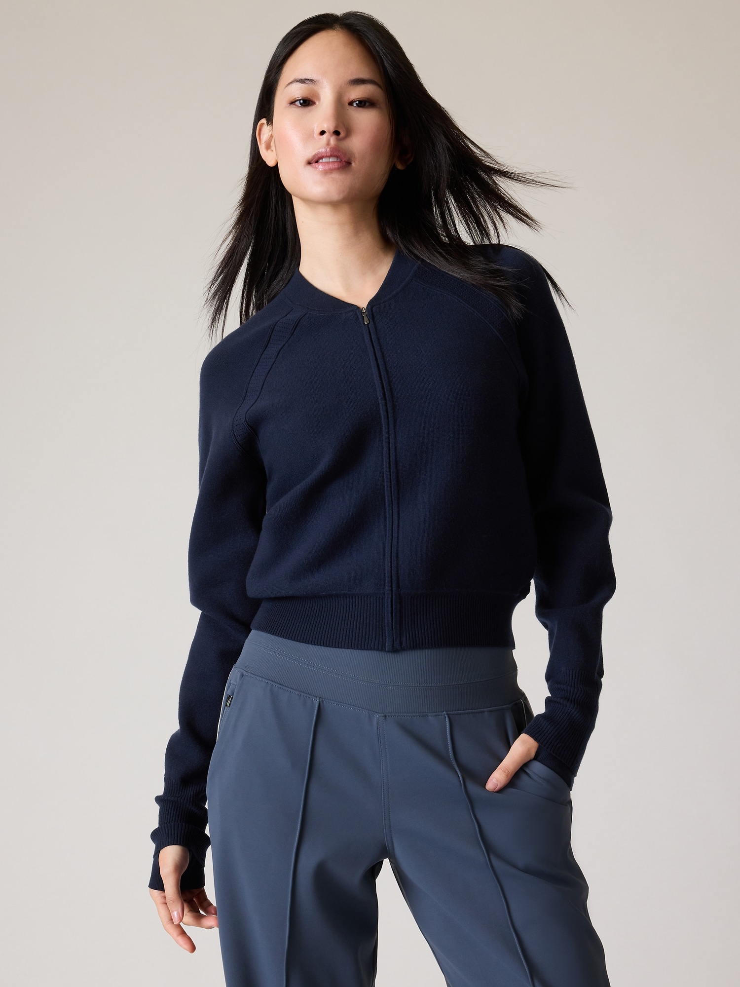 Athleta clearance sweater jacket