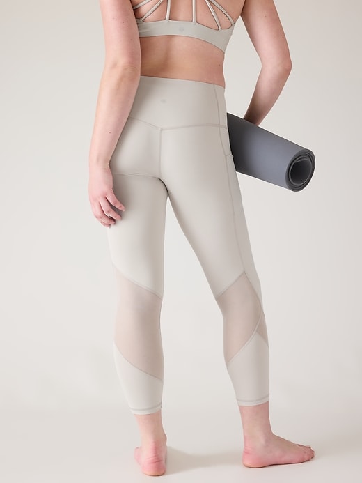 Image number 6 showing, Salutation Stash High Rise Mesh 7/8 Legging