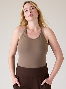 Tank Top Built in Bra Women's Stripes with Chest Pad Without Wearing Bra  One Tank Top Sling, A2-beige, Small : : Clothing, Shoes &  Accessories