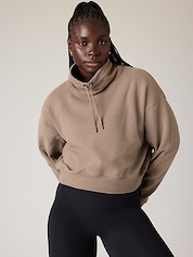 ATHLETA black Organic Cotton Sochi Wrap Cowl Neck Sweater Dress - S –  CommunityWorx Thrift Online