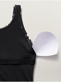 Voir une image plus grande du produit 3 de 3. Maillot de bain une-pièce à encolure ronde Athleta Girl