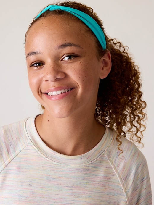 View large product image 1 of 2. Athleta Girl Ready or Knot Headband