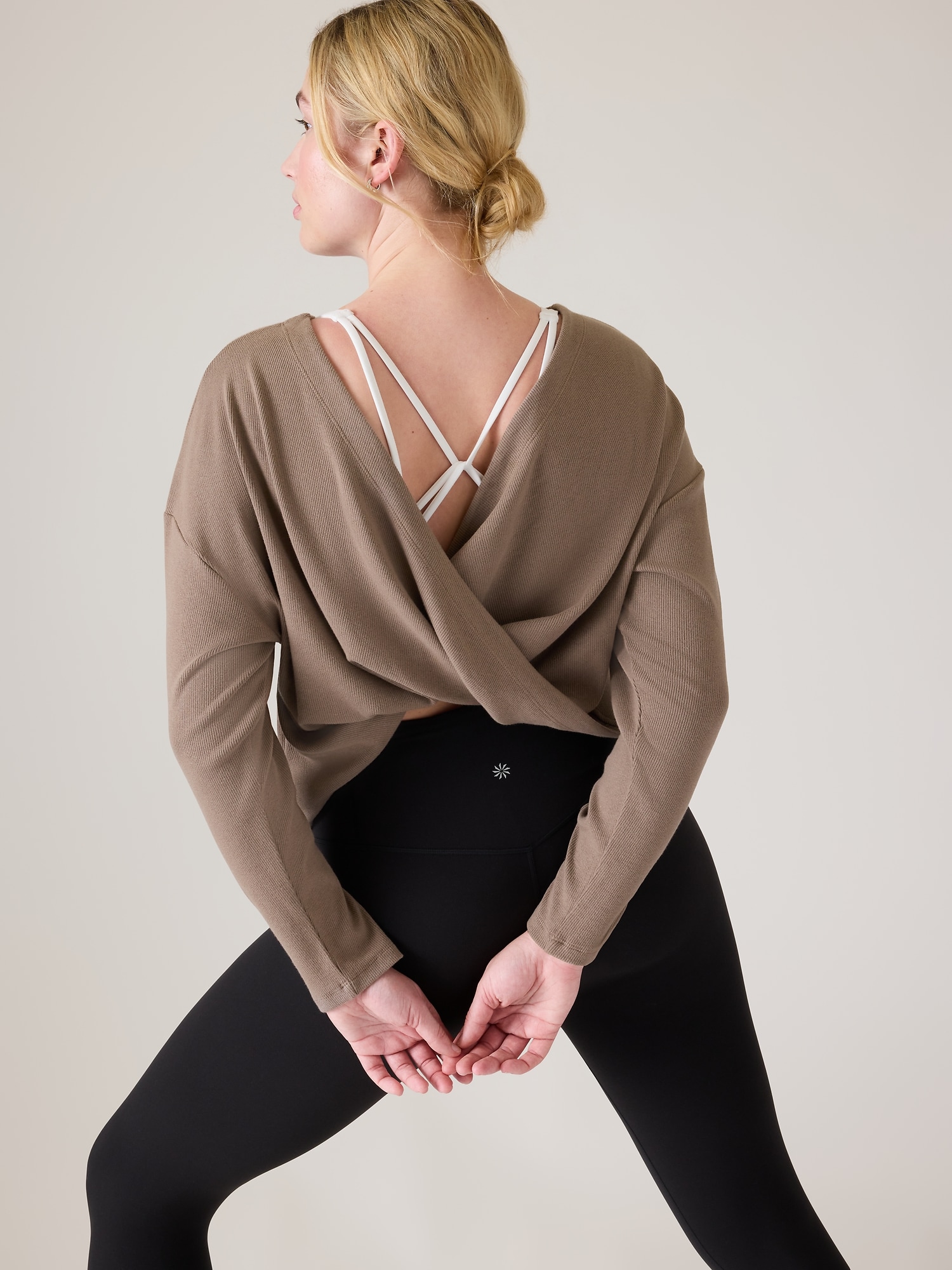 Presence Twist Sweatshirt Athleta