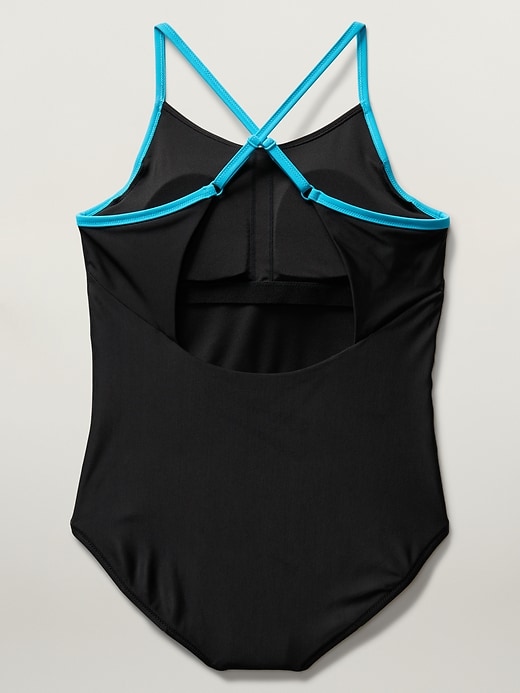 L'image numéro 2 présente Maillot de bain une-pièce ajustable Athleta Girl