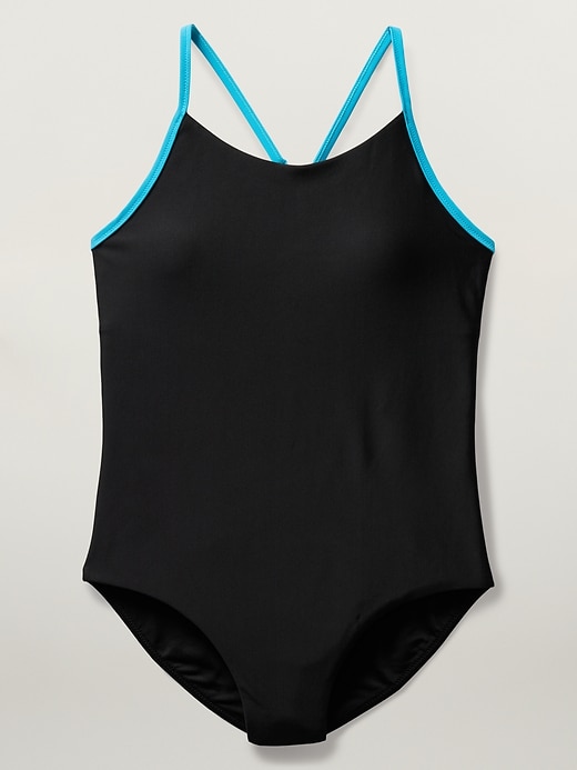 L'image numéro 1 présente Maillot de bain une-pièce ajustable Athleta Girl