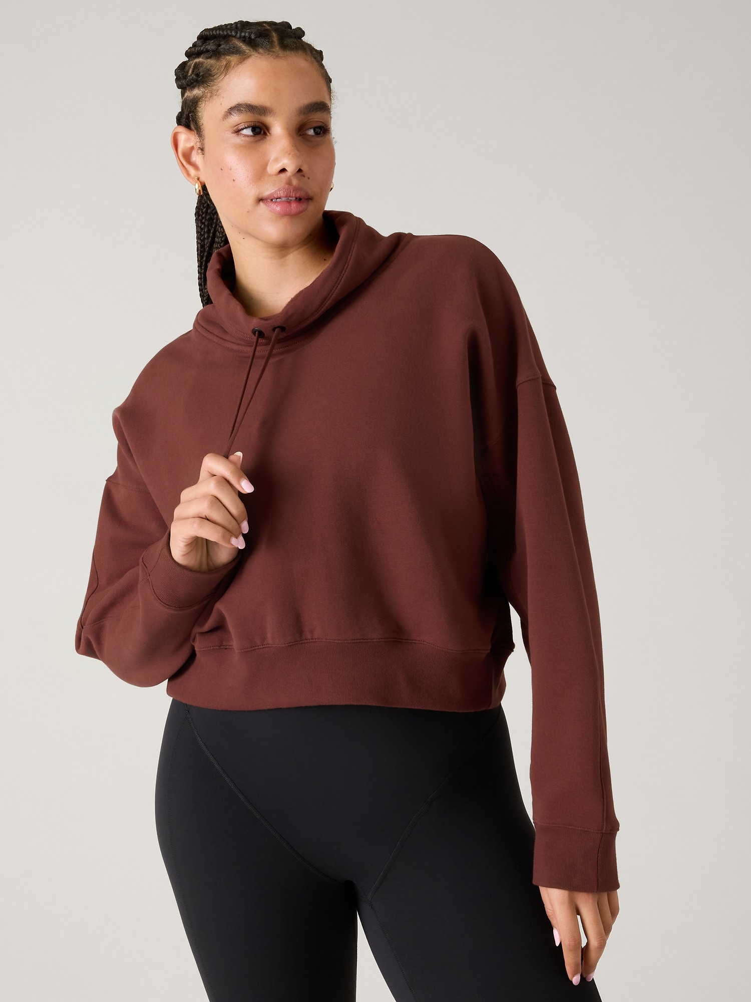 Athleta criss hot sale cross sweatshirt