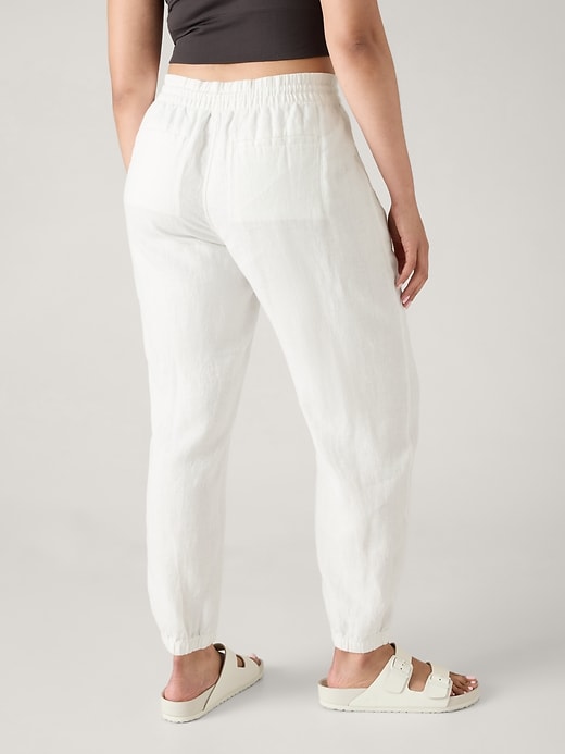 Image number 6 showing, Retreat Linen High Rise Jogger