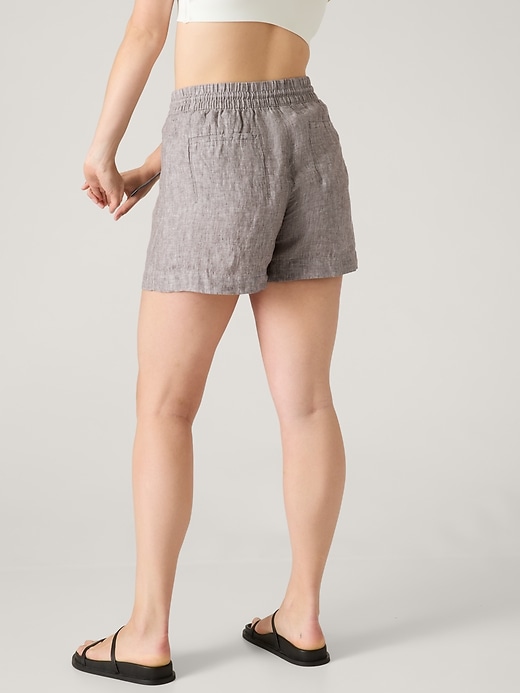 Image number 6 showing, Retreat Linen Mid Rise Short