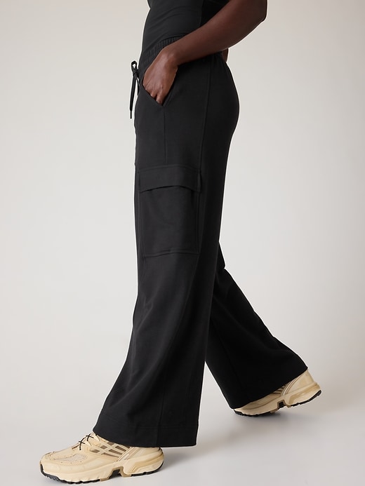 Image number 5 showing, Retroterry High Rise Wide Leg Cargo Pant