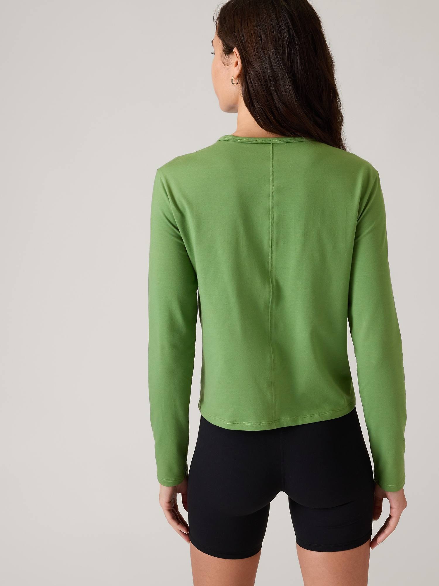 Athleta SPF Protection Long Sleeve Top Thumb Holes Back Pocket Size Small -  $32 - From Jolene