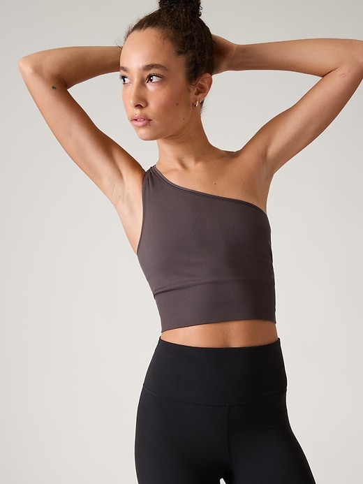 Image number 1 showing, Aurora Seamless One Shoulder Tank