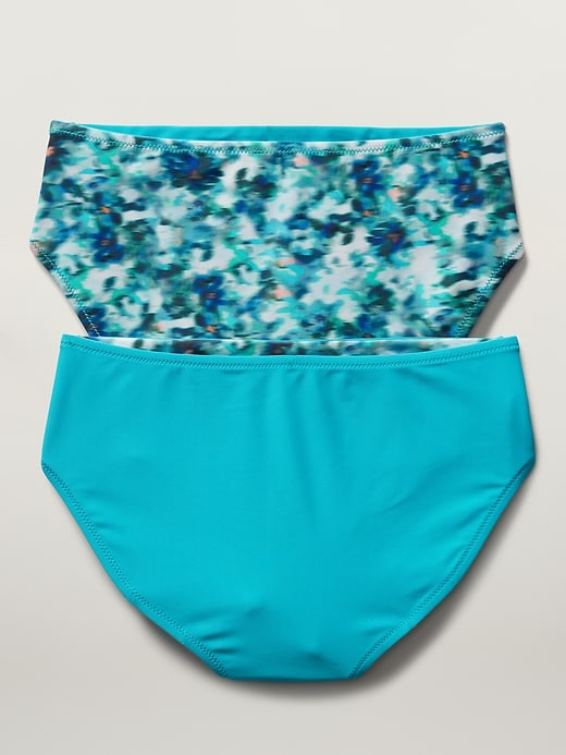 View large product image 2 of 2. Athleta Girl Reversible Mid Rise Swim Bottom