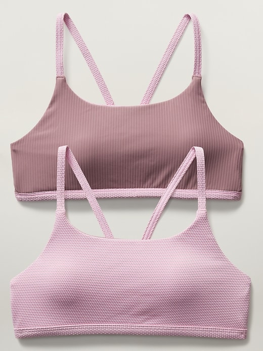 Voir une image plus grande du produit 1 de 3. Haut de bikini texturé réversible Athleta Girl