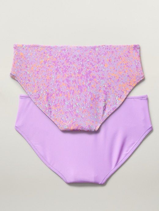 View large product image 2 of 2. Athleta Girl Reversible Mid Rise Swim Bottom