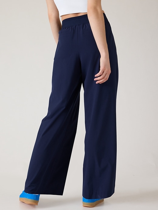 Image number 3 showing, Brooklyn Heights High Rise Pleated Wide Leg Pant