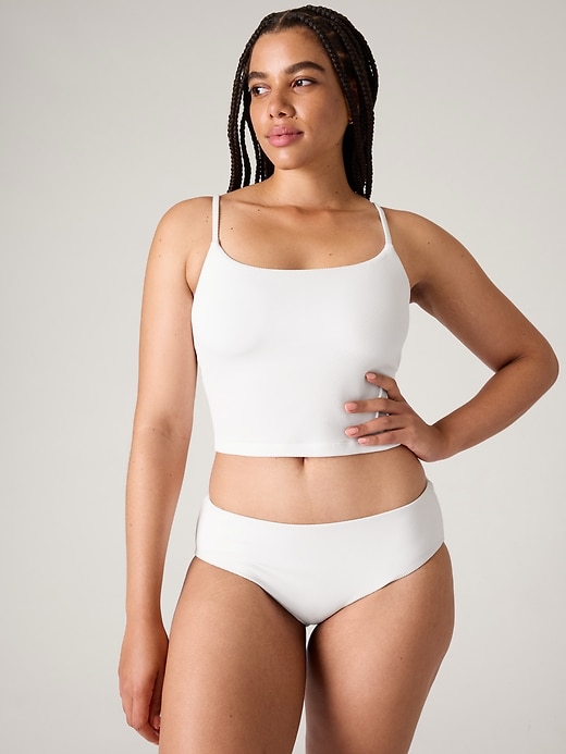 Image number 5 showing, Scoop Crop Pique Tankini A-C