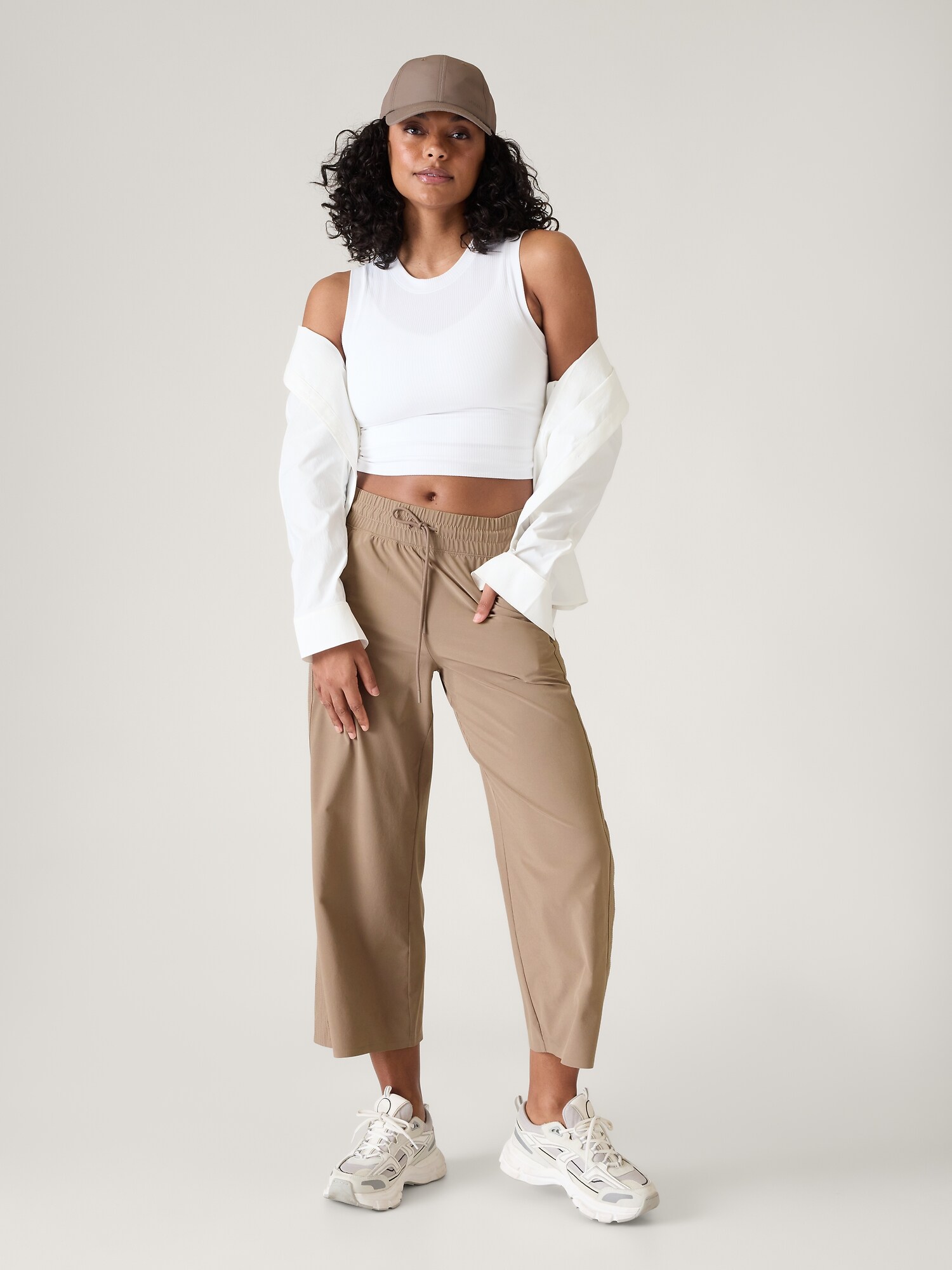 Flare leg cropped on sale pants