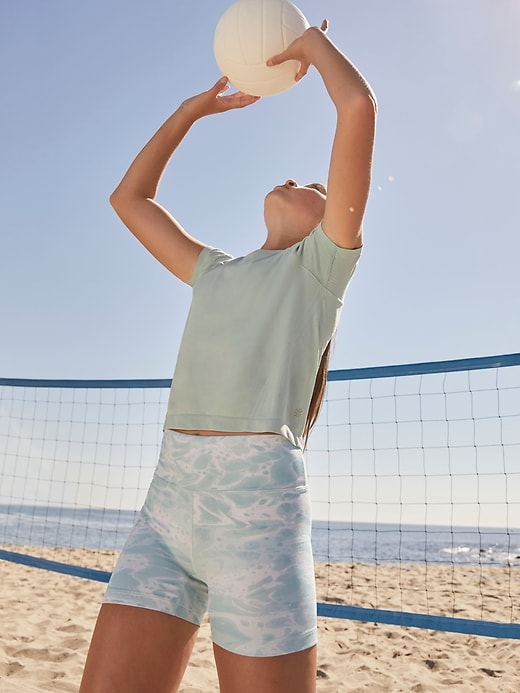 Image number 6 showing, Athleta Girl Power Up Seamless Sport Length Tee