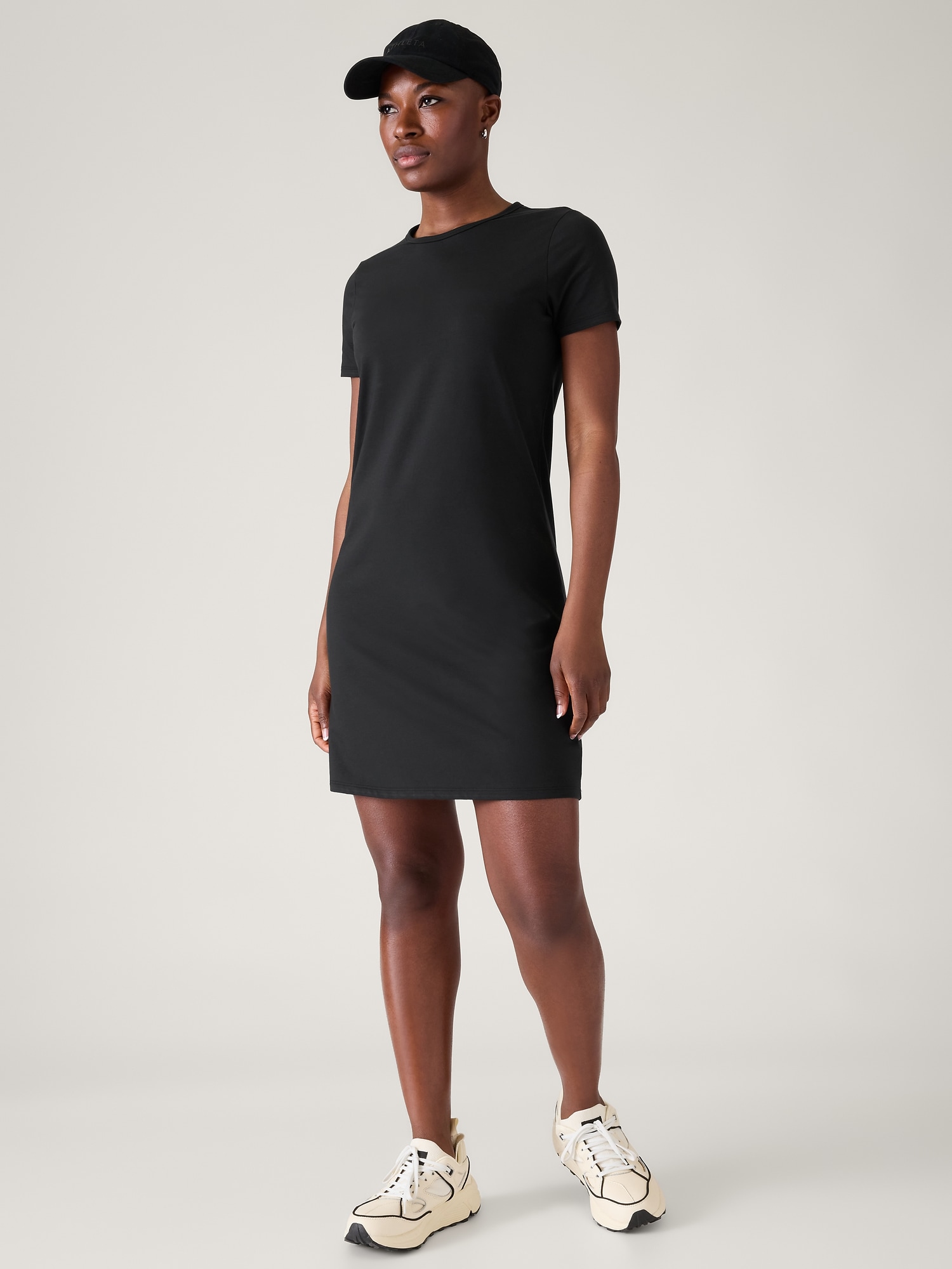 Robe t-shirt essentielle - Noir