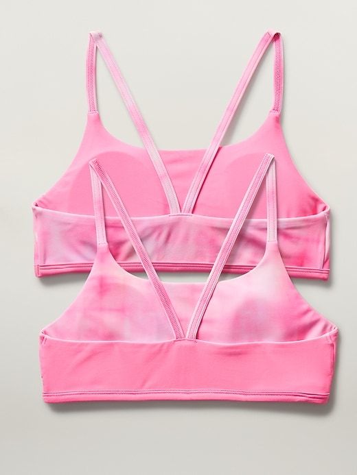 View large product image 2 of 3. Athleta Girl Reversible Scoop Bikini Top