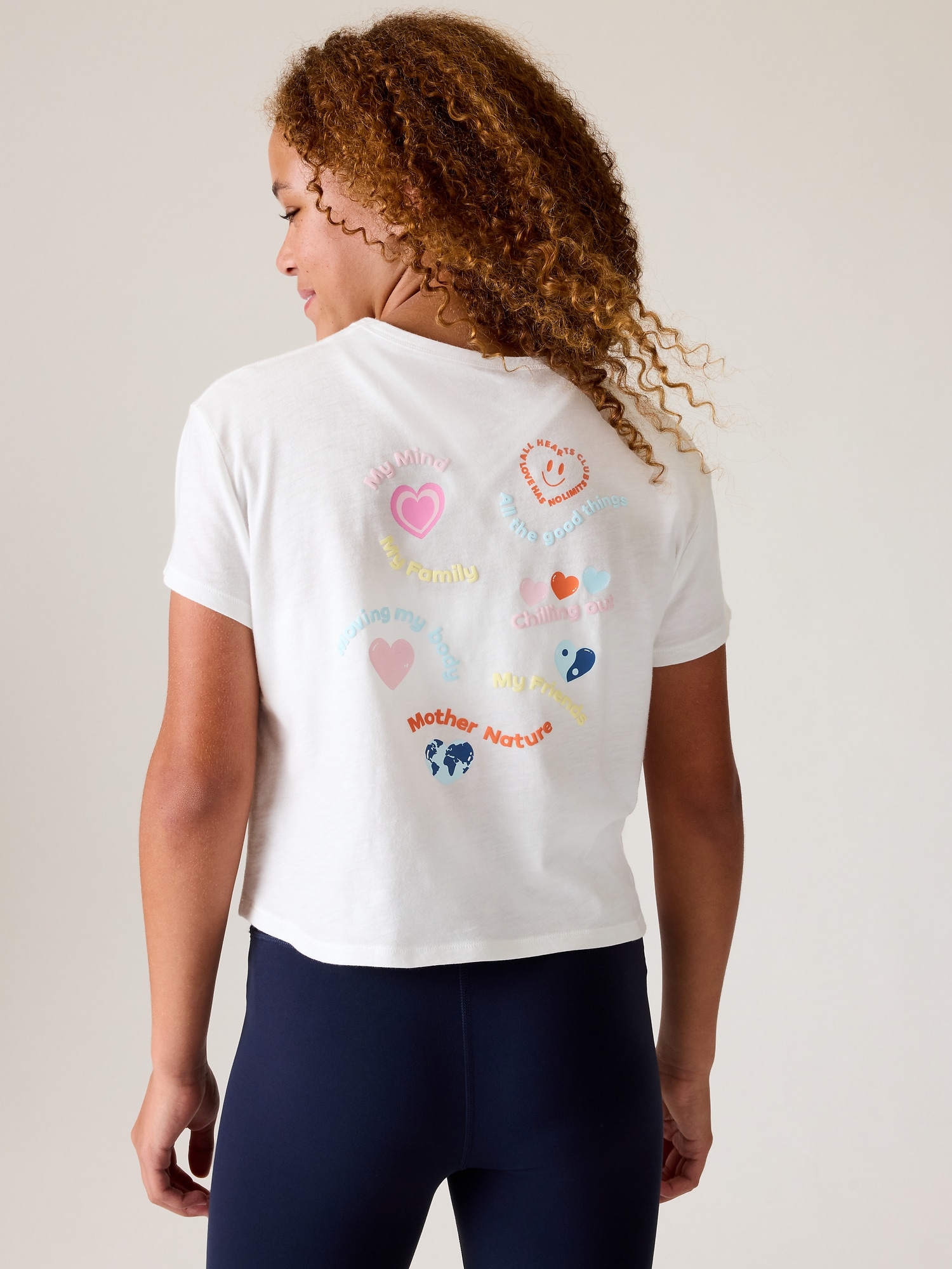 Athleta Girl Daily Graphic Tee - White