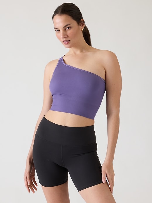 Image number 5 showing, Aurora Seamless One Shoulder Tank