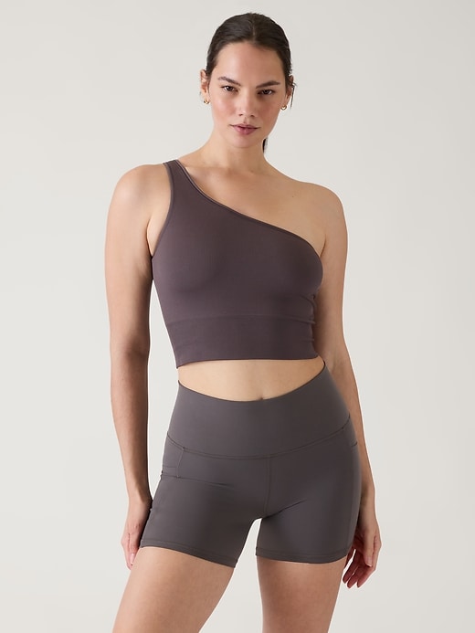 Image number 5 showing, Aurora Seamless One Shoulder Tank