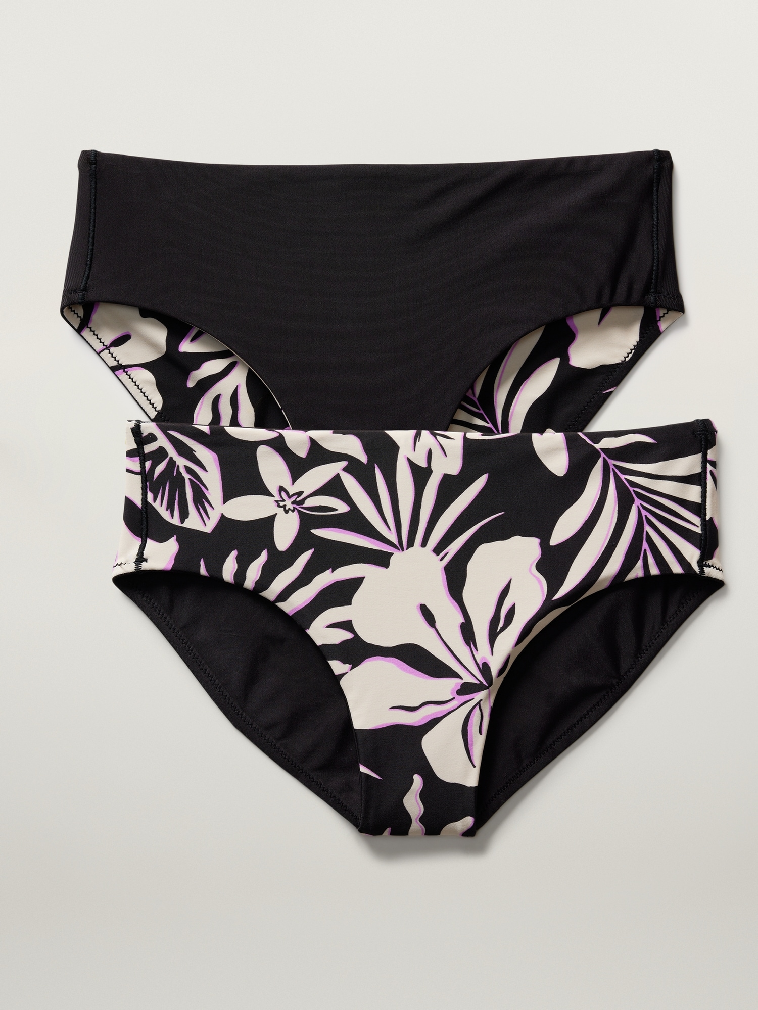 Athleta Girl Reversible Mid Rise Swim Bottom