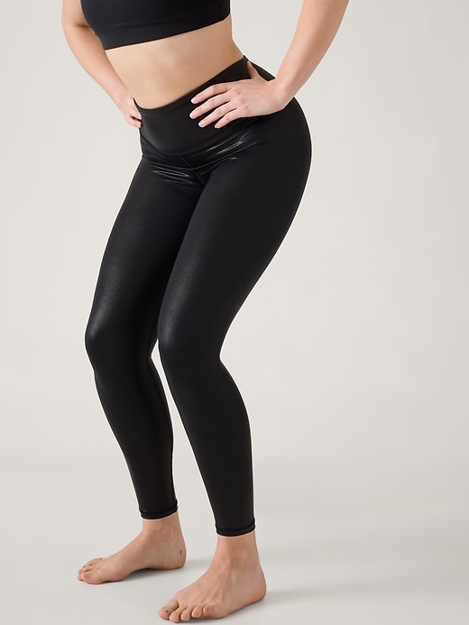 Purple Elation Shimmer Leggings - Buttery Soft and Stylish