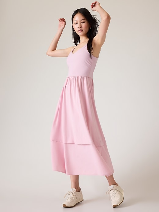 Image number 6 showing, Elation V-Neck Hybrid Dress