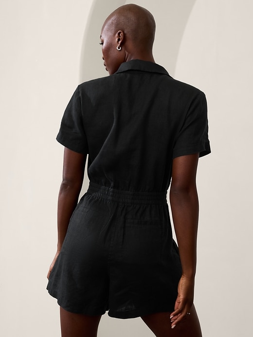 Image number 2 showing, Linen Romper