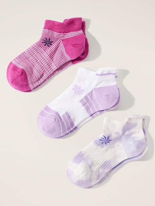 Voir une image plus grande du produit 1 de 2. Socquettes de tous les jours Athleta Girl (paquet de 3)