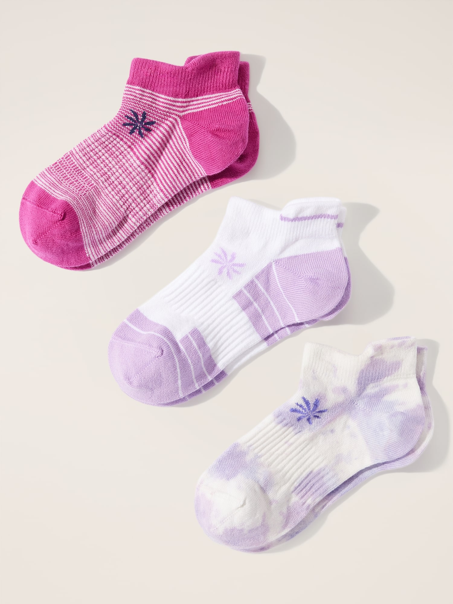 Socquettes de tous les jours Athleta Girl (paquet de 3)