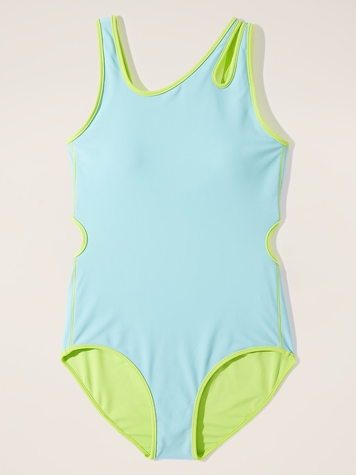 L'image numéro 1 présente Maillot de bain une pièce à découpes Athleta Girl